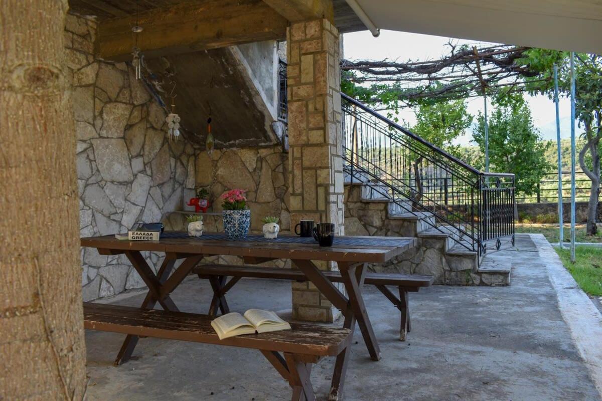 Coastal Stone Residence With Spectacular Scenery Kitriaí Extérieur photo